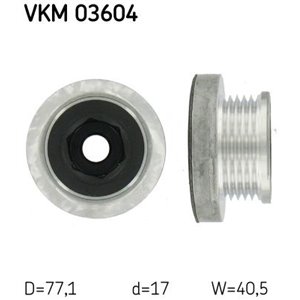 VKM 03604 Alternator Freewheel Clutch SKF - Top1autovaruosad