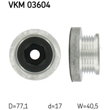 VKM 03604 Alternator Freewheel Clutch SKF