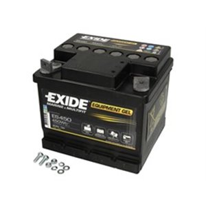 ES4500 Battery EXIDE 12V 40Ah EQUIPMENT; GEL/ŻEL; MARINE/RV (R+ flat   f