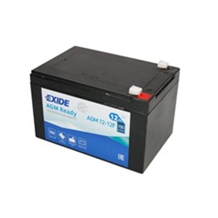 AGM12-12F EXIDE Batteri AGM/Start EXIDE 12V 12Ah 150A Underhållsfritt 150x100