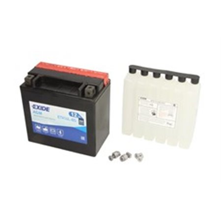 YTX14L-BS EXIDE Batteri AGM/Torrladdat med syra/Start (begränsad försäljning till nackdelar