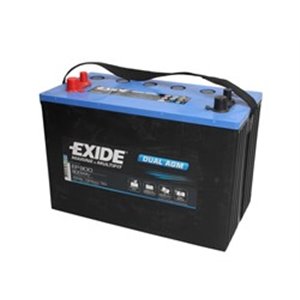 EP900 Battery EXIDE 12V 100Ah/800A DUAL AGM; MARINE/RV (L+ standard ter