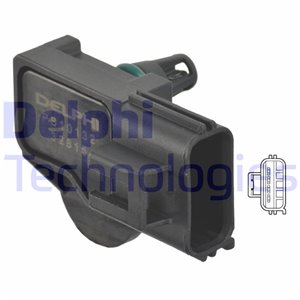 PS10132 Intake manifold pressure sensor (4 pin) fits: VOLVO C30, S40 II, 