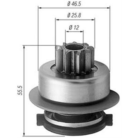 940113020256 Hammastrummel,starter MAGNETI MARELLI