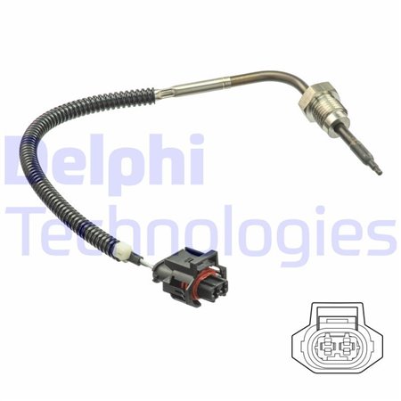 TS30198 Датчик, температура выхлопных газов DELPHI