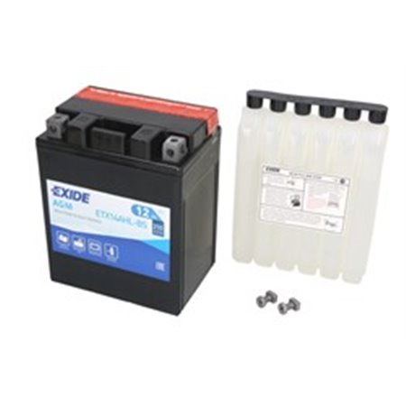YTX14AHL-BS EXIDE Batteri AGM/Torrladdat med syra/Start (begränsad försäljning till nackdelar
