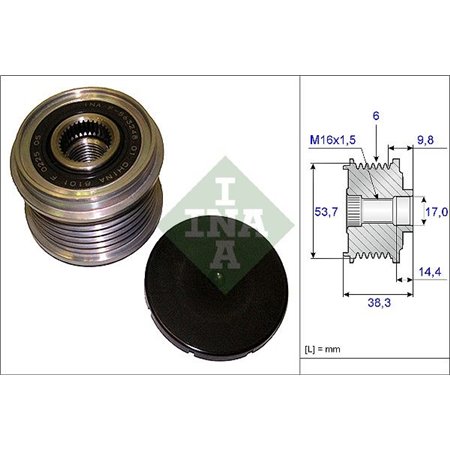 535 0203 10 Generaatori vabakäik Schaeffler INA