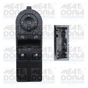 MD26393 Car window regulator switch front L fits: OPEL ASTRA H, ASTRA H G