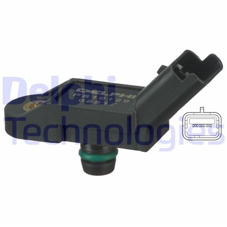 PS10129 Sensor, intake manifold pressure DELPHI