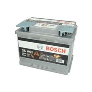 0 092 S5A 050 Battery BOSCH 12V 60Ah/680A START&STOP AGM (R+ 1) 242x175x190 B13