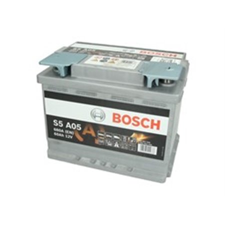 0 092 S5A 050 Battery BOSCH 12V 60Ah/680A START&STOP AGM (R+ 1) 242x175x190 B13