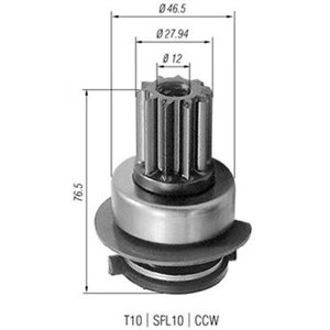 940113020223 MAGNETI MARELLI Hammastrummel,starter 