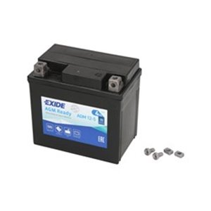YTX5L-BS EXIDE READY Battery AGM/Starting EXIDE 12V 4Ah 70A R+ Maintenance free 113x70