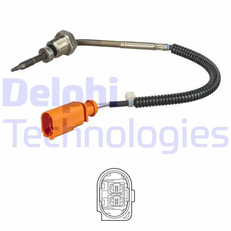 TS30146 Sensor, avgastemperatur DELPHI