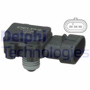 PS10148 Sensor, intake manifold pressure DELPHI - Top1autovaruosad