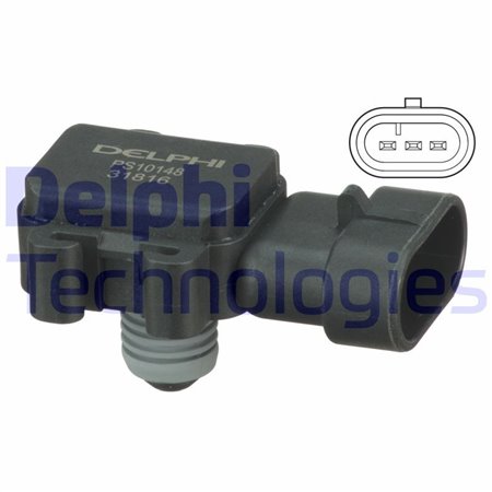 PS10148 Sensor, intake manifold pressure DELPHI