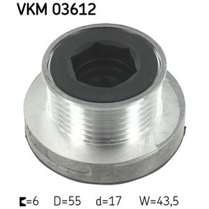 VKM 03612 Alternator Freewheel Clutch SKF - Top1autovaruosad