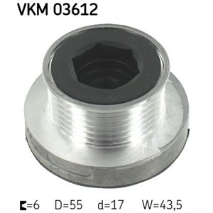 VKM 03612 Alternator pulley fits: DACIA LOGAN, LOGAN EXPRESS, LOGAN MCV; RE