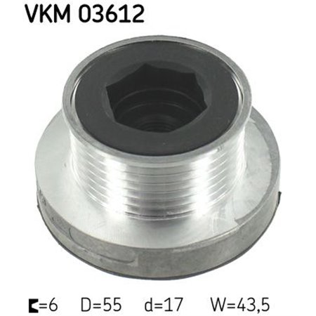 VKM 03612 Alternator Freewheel Clutch SKF