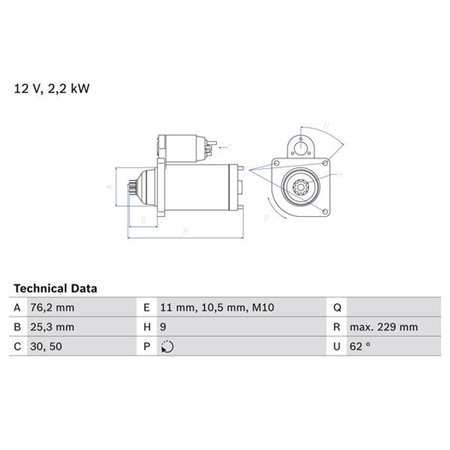 0 986 024 050 Start BOSCH