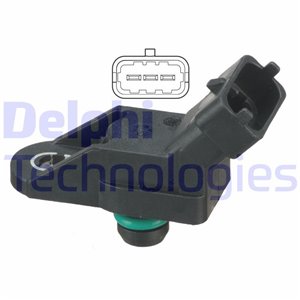 PS10179 Intake manifold pressure sensor (3 pin) fits: OPEL ASTRA G, OMEGA