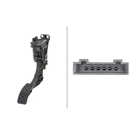6PV008 496-701 Accelerator pedal fits: AUDI A1, A3, TT SEAT AROSA, CORDOBA, IBI