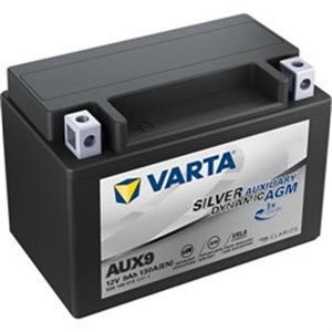 AUX509106013 Battery VARTA 12V 9Ah/130A AGM; AUXILIARY (L+) 151x87x106 B13   f