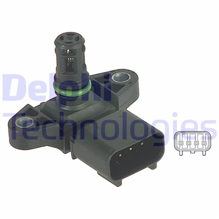 PS10122 Sensor, intake manifold pressure DELPHI