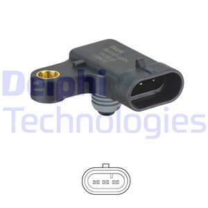 PS10222 Sensor, intake manifold pressure DELPHI - Top1autovaruosad