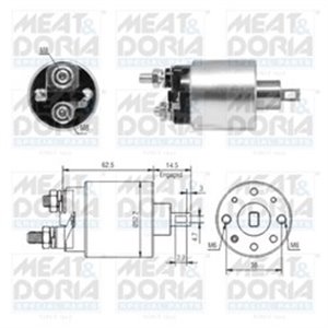 46292 Solenoid Switch, starter MEAT & DORIA - Top1autovaruosad