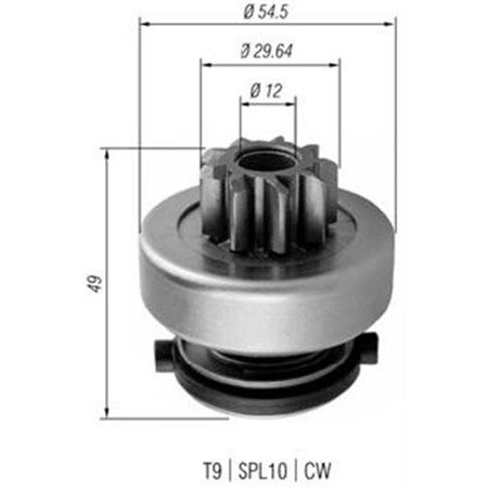 940113020354 Hammaspyörä, käynnistin MAGNETI MARELLI