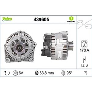 VAL439605 Generaator (14V, 170A) sobib: BMW X5 (E70), X6 (E71, E72) 3.0D 12