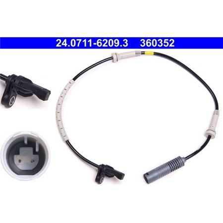 24.0711-6209.3 ABS sensor front L/R fits: BMW 1 (E82), 3 (E90), 3 (E92), 3 (E93)
