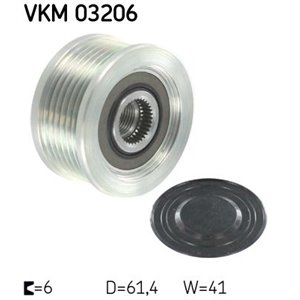 VKM 03206 Alternator pulley fits: ALFA ROMEO 145, 146, 147, 156, 159, 166, 