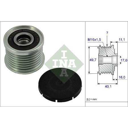 535 0021 10 Alternator Freewheel Clutch Schaeffler INA