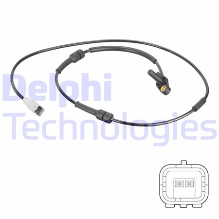 SS20810 ABS-sensor fram V/R passar: CITROEN BERLINGO, BERLINGO/MINIVAN PE