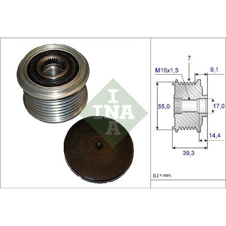 535 0142 10 Generaatori vabakäik Schaeffler INA