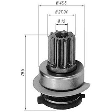 940113020291 Hammaspyörä, käynnistin MAGNETI MARELLI