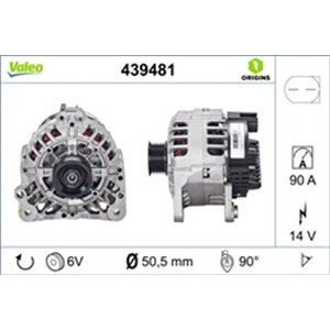 439481 Alternator VALEO - Top1autovaruosad