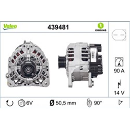 439481 Alternator VALEO