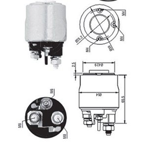 940113050570 Magnetbrytare, startmotor MAGNETI MARELLI - Top1autovaruosad