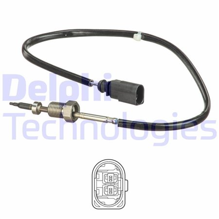 TS30168 Sensor, avgastemperatur DELPHI