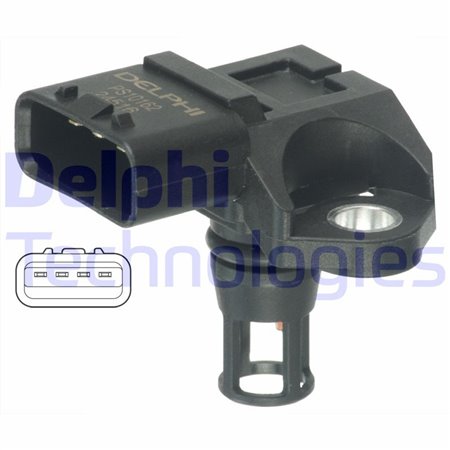 PS10162 Sensor, intake manifold pressure DELPHI