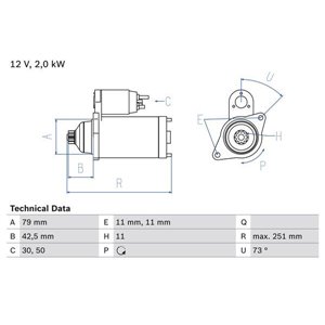 0 986 025 350 Start BOSCH - Top1autovaruosad