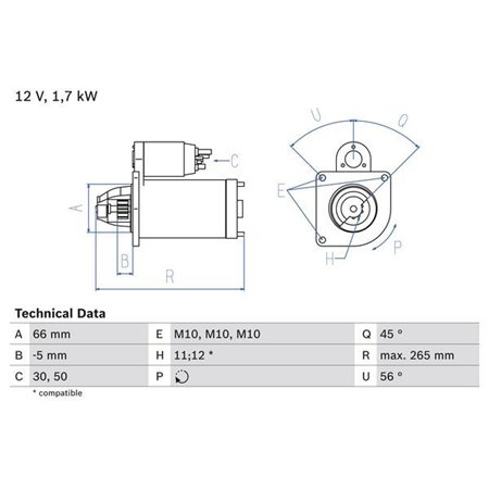 0 986 013 240 Start BOSCH