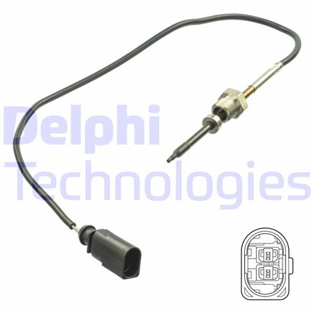 TS30165 Датчик, температура выхлопных газов DELPHI