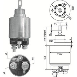 940113050348 Solenoidikytkin, käynnistin MAGNETI MARELLI - Top1autovaruosad