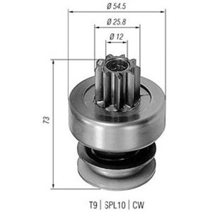 940113020085 Hammastrummel,starter MAGNETI MARELLI - Top1autovaruosad