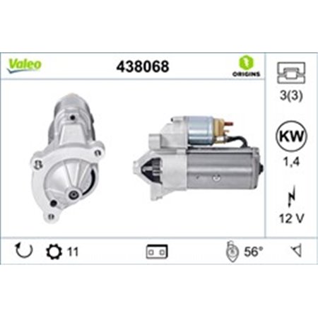 438068 Starter VALEO