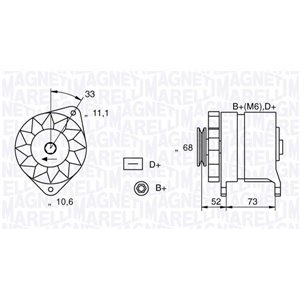 063321154010 Alternator MAGNETI MARELLI - Top1autovaruosad